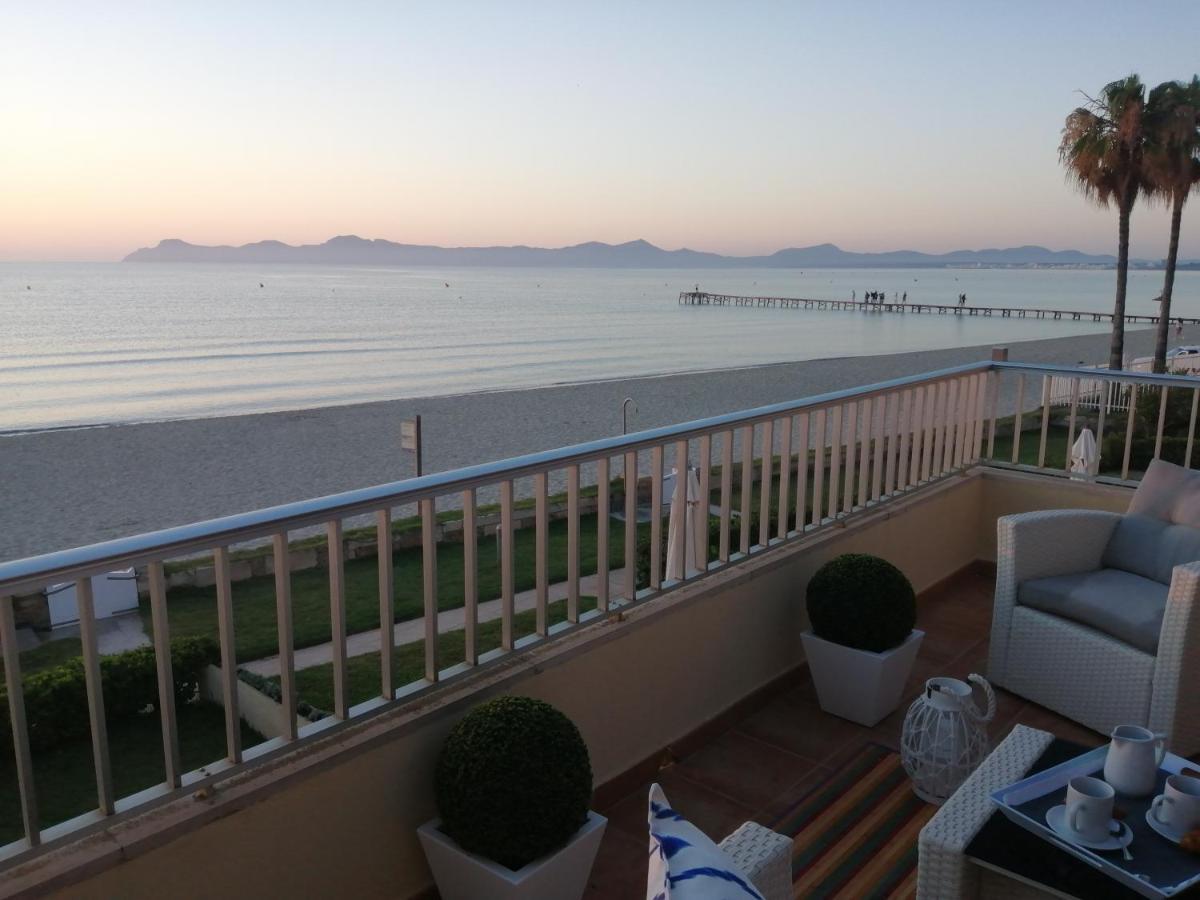 Ferienwohnung Apt Playa De Muro Ca N Ines - 1ª Linea De Playa Port d'Alcúdia Exterior foto